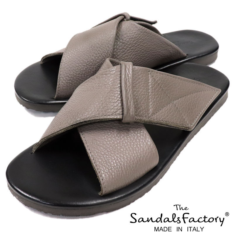 The Sandals Factory ザ サンダルズファクトリー イタリア銘柄 Nuovonicar イタリア製 レザーサンダル メンズ 本革 春夏 革サンダル ゴム底 ラバーソール グレージュ 送料無料 Mt Beemer Com Br