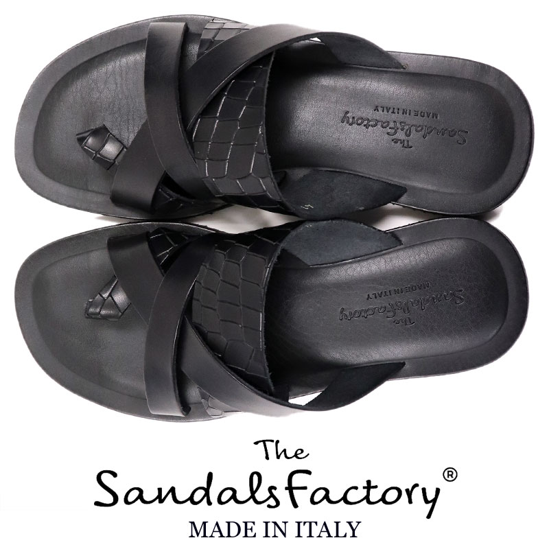 今月限定 特別大特価 楽天市場 The Sandals Factory ザ サンダルズファクトリー イタリアブランド Nuovonicar イタリア製 クロコ型押し レザーサンダル メンズ 春夏 トングサンダル 本革 革サンダル ゴム底 ラバーソール ブラック 黒 送料無料 Rn スーツ
