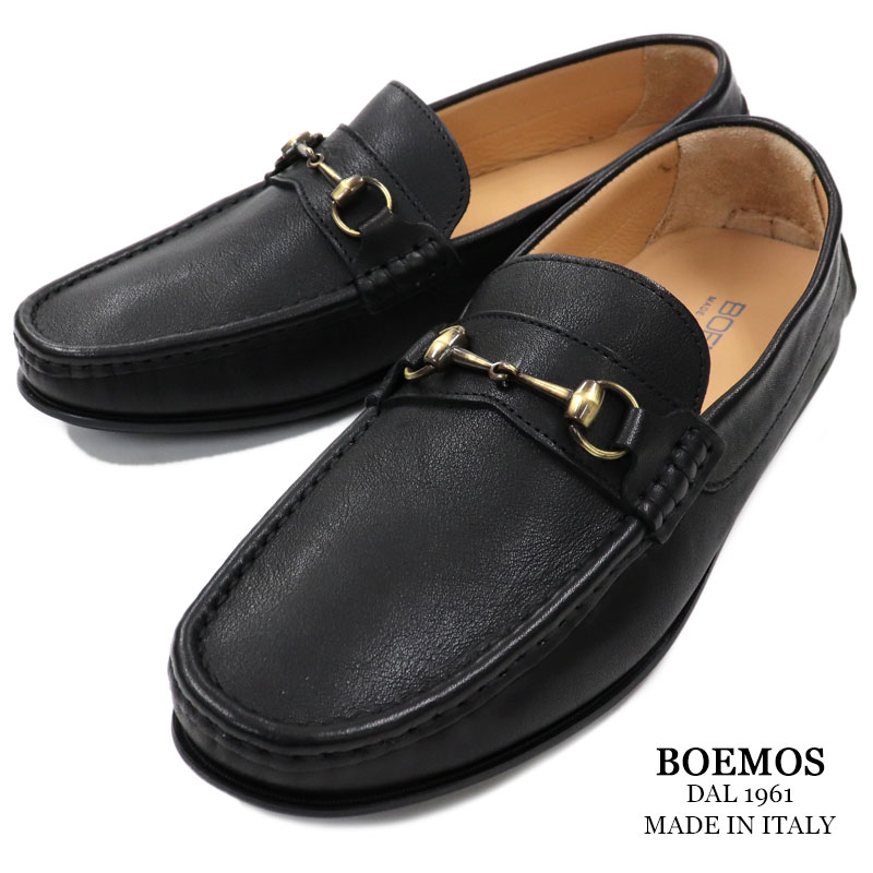 Boemos ボエモス レザー ドライビングシューズ ビットモカシンシューズ メンズ 春夏 イタリアブランド 革靴 本革 表革 カジュアルシューズ ビットローファー 黒 ブラック 茶 ブラウン 送料無料 wo Natboardmcqs Com