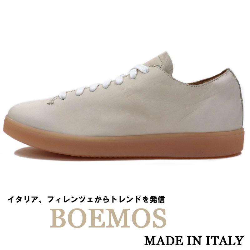 本店は Boemos ボエモス ウォッシュドヌバックレザー 一枚革スニーカー メンズ イタリアブランド 革靴 本革 表革 カジュアルシューズ ペールオレンジ wtk スーツ ファッションtheshopbios 超歓迎 Tallerdecalzado Com