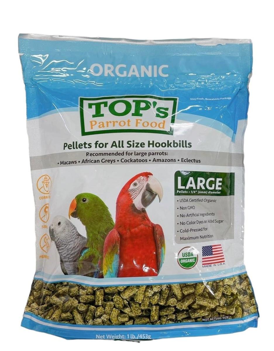 【楽天市場】賞味期限 2025年9月30日 トップス パロットフード ラージ サイズ 453g BIRDMORE バードモア 鳥用品 ご飯