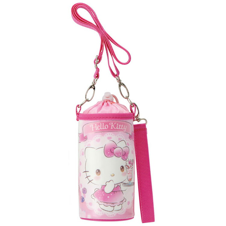 値下げ【HELLO KITTY】【希少品】ペットボトルケース　インテリア　置物 ◇ハローキティ ペットボトルカバー HELLO KITTY 50th（ランチ