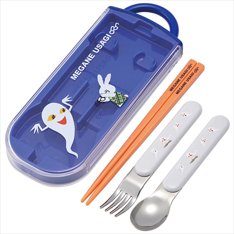 ウサギデザイン皿とフォークセット z54238.jpg