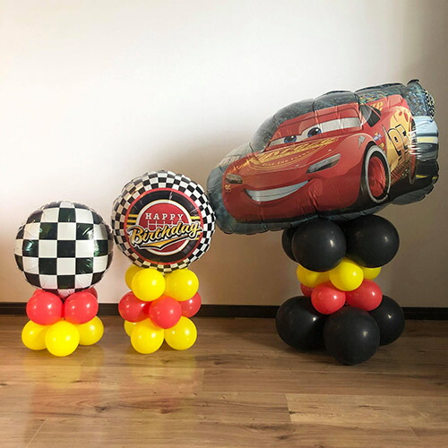 楽天市場 カーズ バルーンコラム3個セット 置型バルーンキット 置型 パーティー 飾り付け バルーン ガーランド セット キット パーティー装飾 ホームパーティー 誕生日 バースデー バースデーパーティー バースデーバンク 楽天市場店