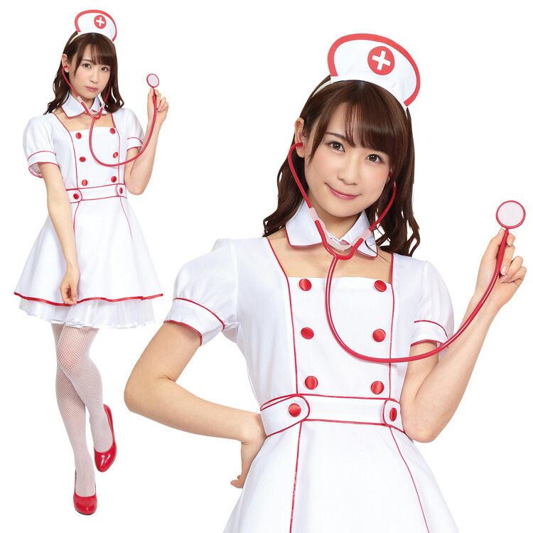 【楽天市場】【レビュー特典】【ハロウィン コスプレ ナース 看護婦】 TG VIP アイドルナース 衣装 忘年会 セクシー かわいい 可愛い ...