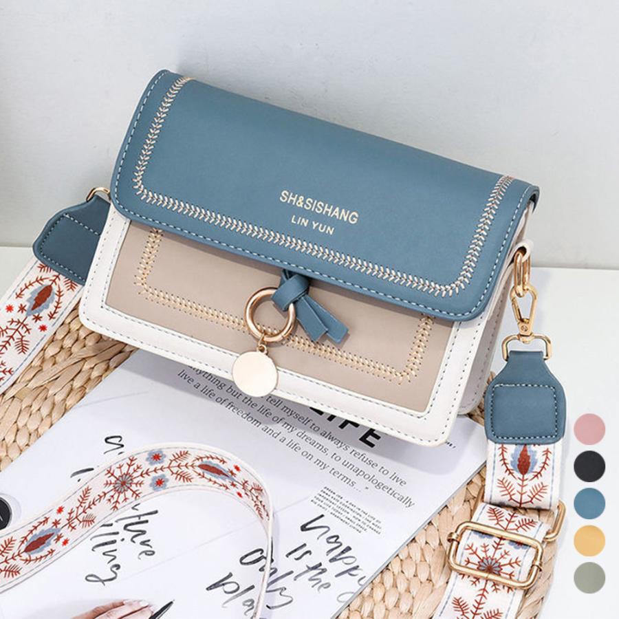 楽天市場】ショルダーバッグ レディース斜めがけ配色