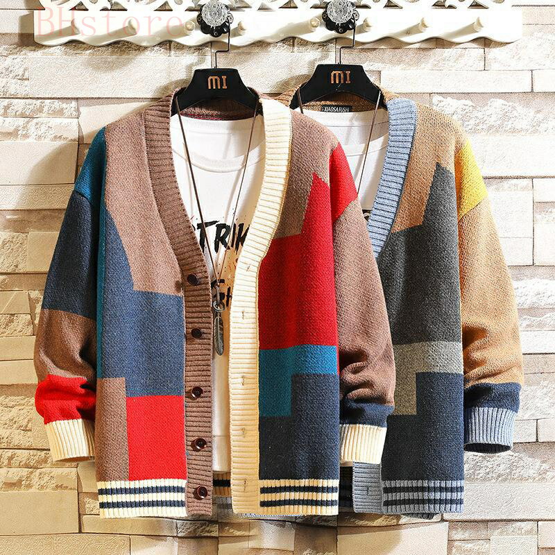 楽天市場】カーディガン メンズ 冬服 セーター ニット vネック