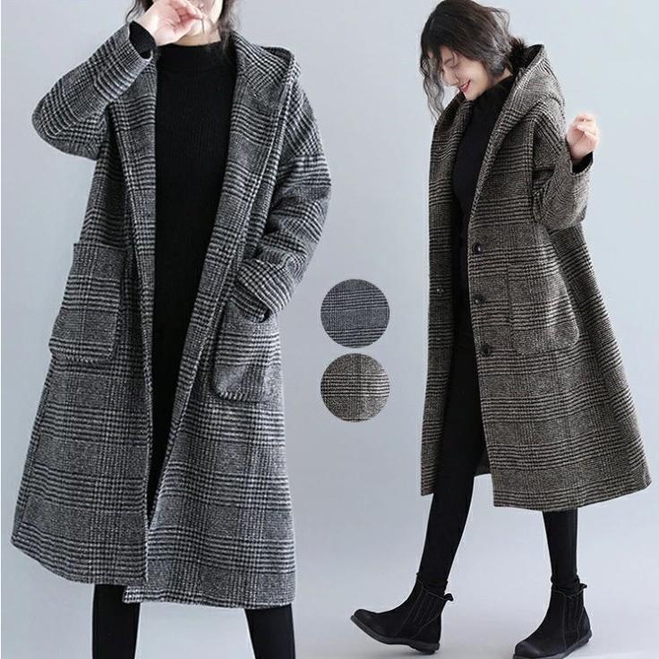 MAX&Co. チェック柄ロングコート 38 MAX&Co. チェック柄ロングコート 38 MAX&Co. チェック柄ロング