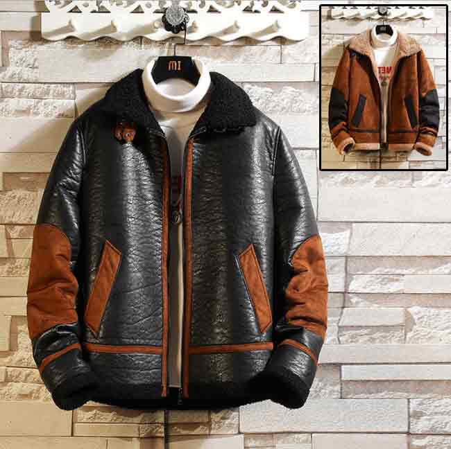【名作】volcom フェイクレザー シングルライダーズジャケット L 裏地派手 Liugoo Leathers 本革 プロテクター付シングルライダース