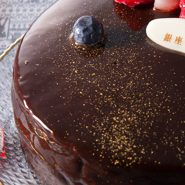楽天市場 クリスマスケーキ予約 銀座千疋屋 せんびきや ベリーのチョコレートケーキ 送料無料 美食サークル