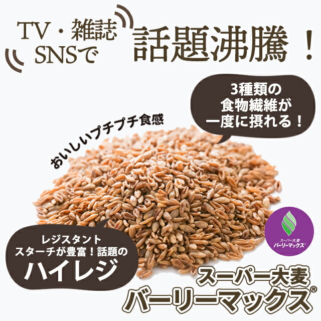 ギフト】 スーパー大麦 バーリーマックス 400g 食物繊維 レジスタントスターチ ハイレジ 大麦 もち麦 玄麦 腸活 雑穀 はと麦 オーツ麦 玄米  よりおすすめ 糖質カット 糖質オフ 糖質制限 ダイエット 送料無料 qdtek.vn