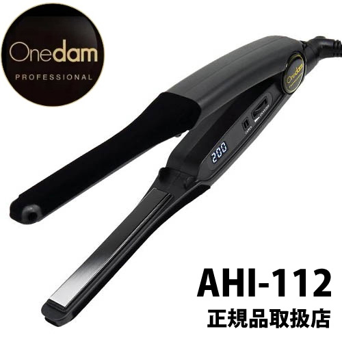 【美品】ワンダム　ヘアアイロン　The PREMIUM　AHI-253C 一般用】ワンダム シルキーブラックヘアアイロン The PREMIUM