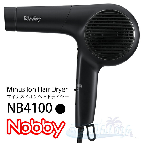 楽天市場】Nobby NB4100 マイナスイオン ヘアー ドライヤー