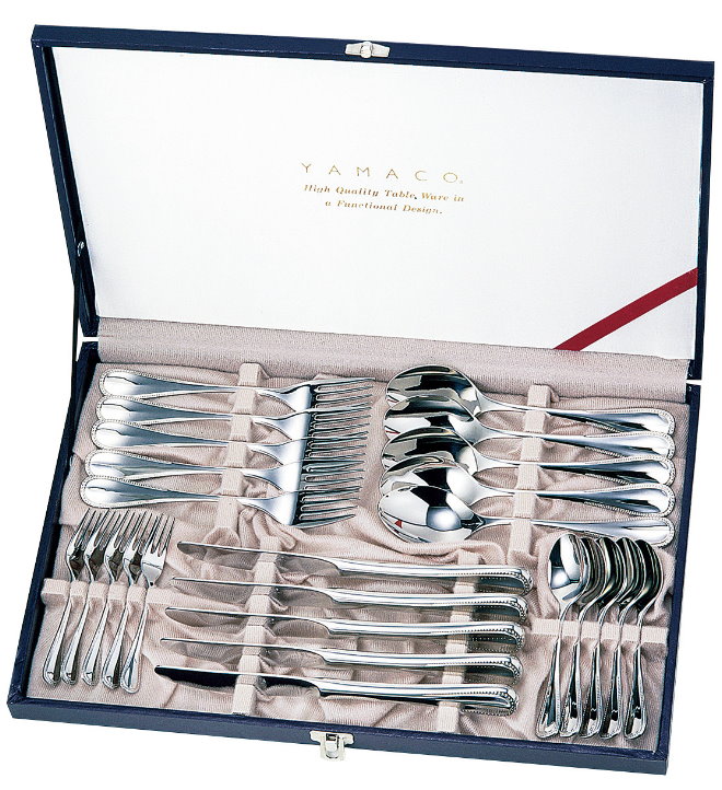 楽天市場】山崎金属工業／YAMACO フローラ 18-8 デザートセット20pcs