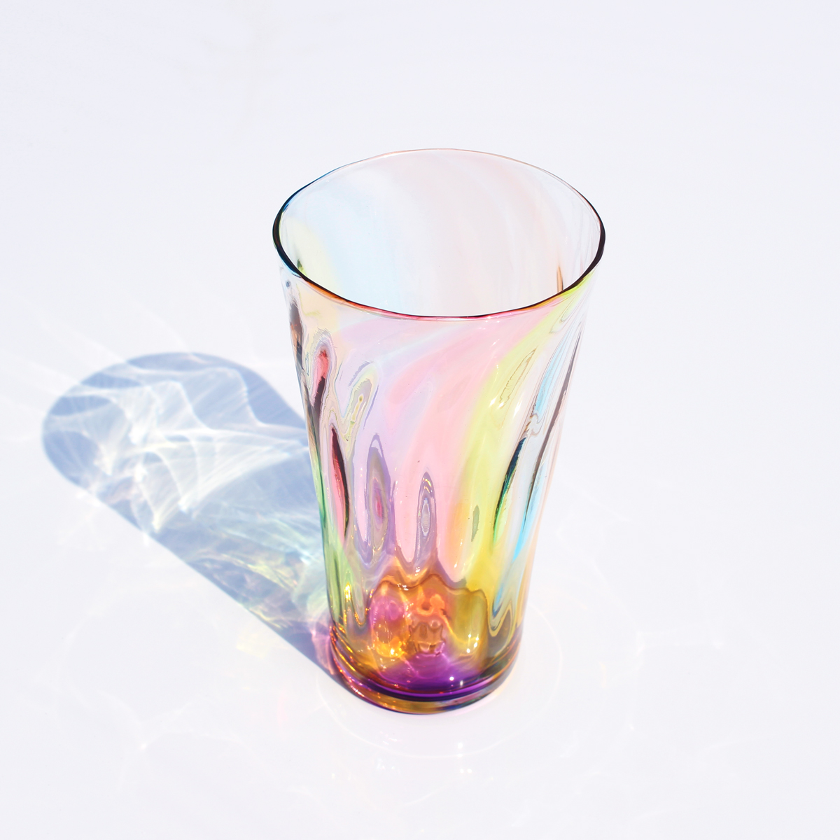 glasscalico グラスキャリコ ハンドメイド ガラス酒器 最大85％オフ プリズム ダイヤ ロンググラス ウイスキー ショッピング ギフト プレゼント おしゃれ ビール グラス 焼酎 タンブラー