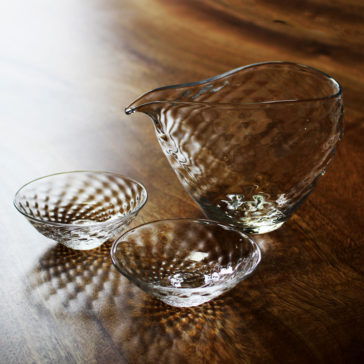 楽天市場】glass calico 煌 (きらめき) 冷酒器セット (片口・さかずき 