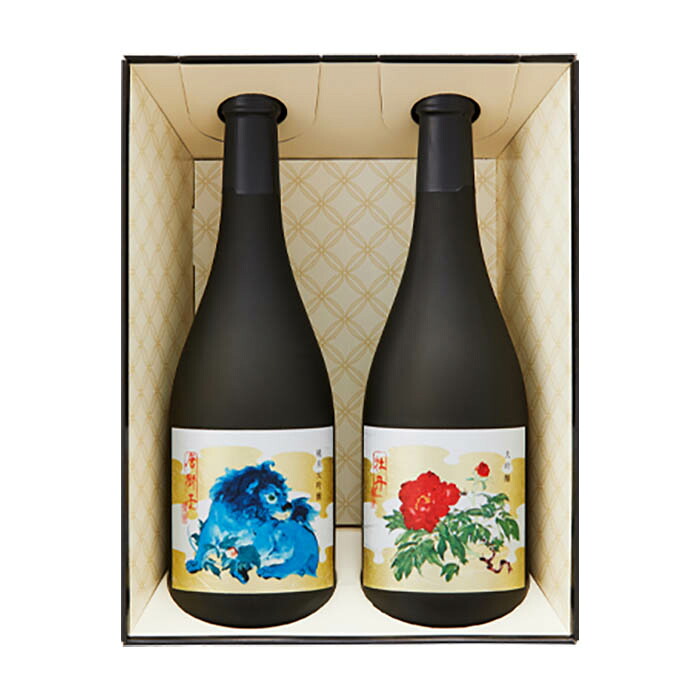 【美酒爛漫 送料無料】 唐獅子・牡丹セット 720ml 2本セット 秋田の地酒を蔵元直営店から 秋田県産の酒米を磨きぬいた純米大吟醸を飲み比べ 箱入りのし対応可能 お祝い事や贈り物 ワンランク上なプレゼントをお探しの方母の日 父の日の感謝の気持ちを伝えるギフト