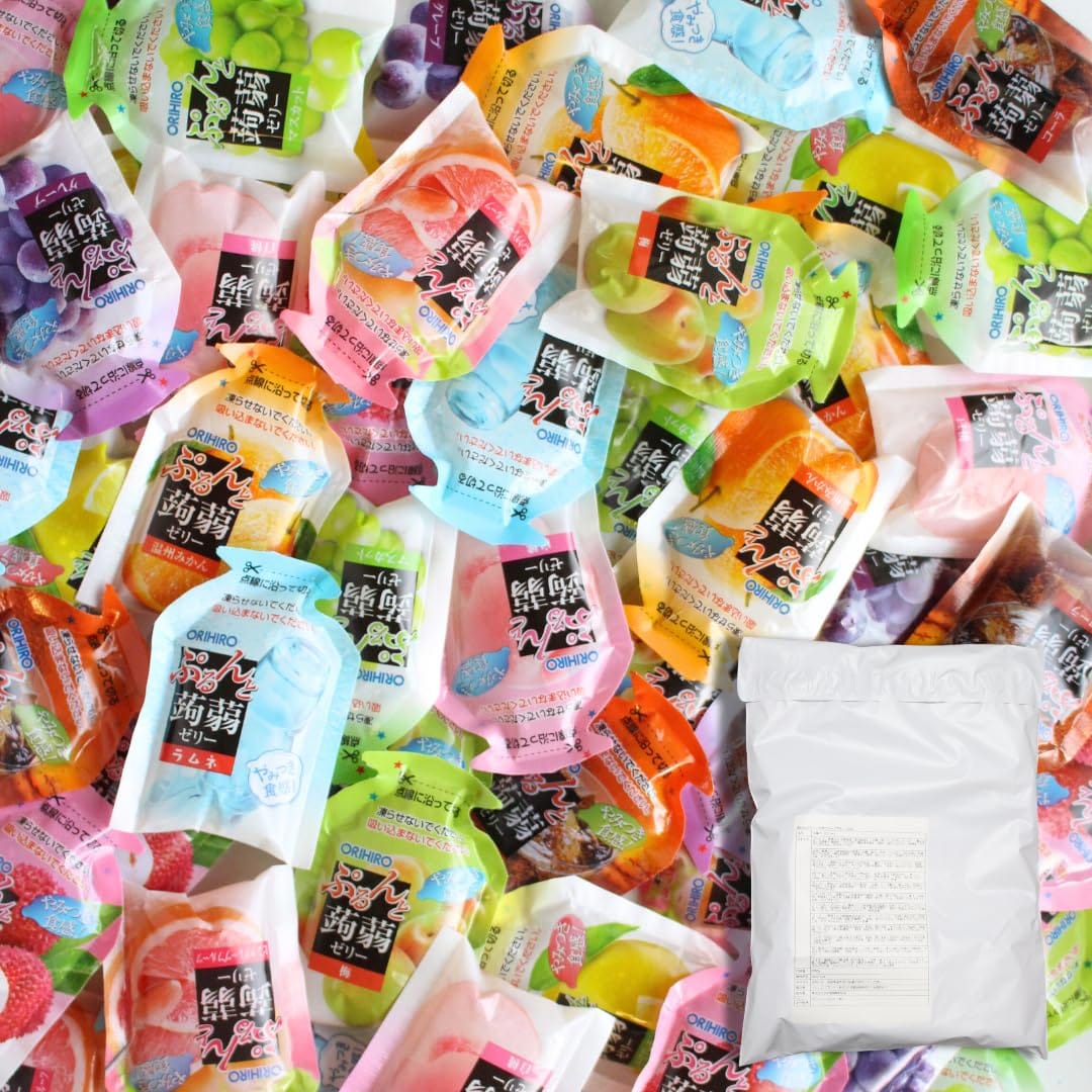 楽天市場】オリヒロ ぷるんと蒟蒻ゼリー パウチタイプ 選べる3種類×8
