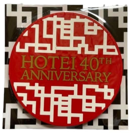 HOTEI museum 40th ANNIVERSARY -布袋寅泰 40周年記念展-記念グッズ ラバーコースターコースター 赤 レッド