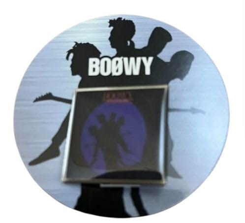 BO・・WY BOOWY ボウイ ボーイ ガチャ ピンバッジ ピンズ ピンズカプセル THE ARTIST COLLECTION “GIGS”ジャストアヒーロー JUST A HERO TOUR 1986