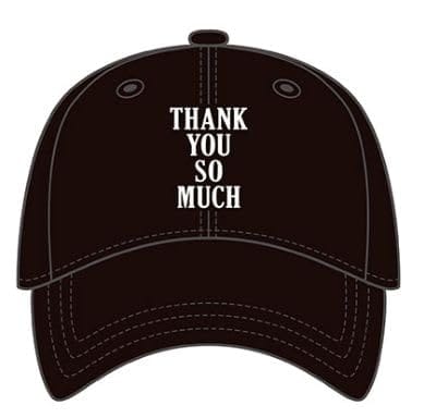 サザンオールスターズ サザン よむ “THANK YOU SO MUCH” 展 グッズ 帽子 キャップ（ブラック）