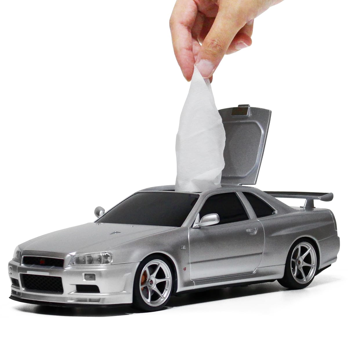 ウェットティッシュケース 日産地上地平 GT-R (BNR34)