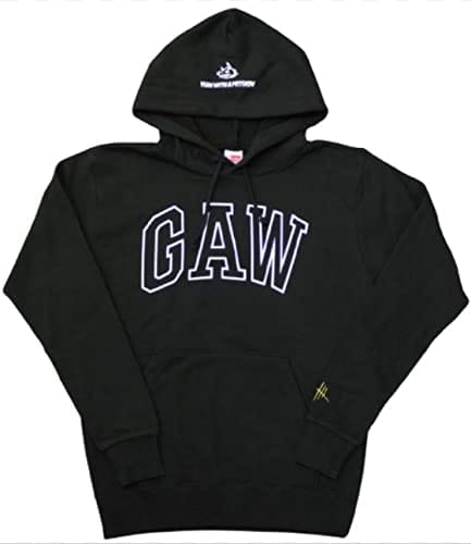 [MAN WITH A MISSION] マンウィズアミッション GAW パーカー2 黒 (M)