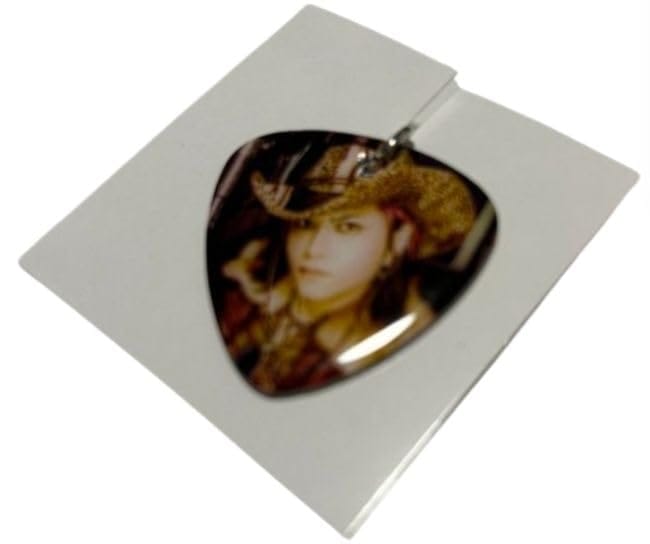 hide ヒデ X JAPAN PSYCHOVISION hide MUSEUM Since 2000 グッズ ピック ピック型メタルチャーム A：ヒョウ柄ハットのhide