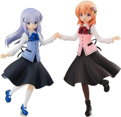 POP UP PARADE ココア＆チノ セット 「ご注文はうさぎですか? BLOOM」 ABS＆PVC製塗装済み完成品
