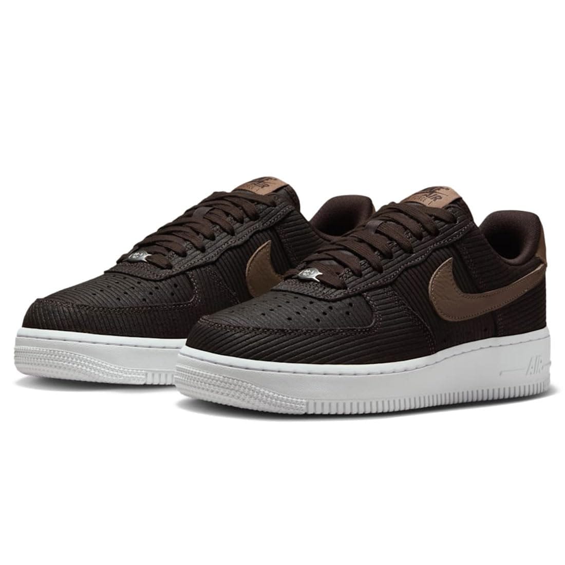 [ナイキ] エア湖 フォース 1 \u002707 W AIR FORCE 1 \u002707 天鵝絨赤銅色/白いこと/メタリックシルバー/ミンクのコート赤銅色 IM6533-200