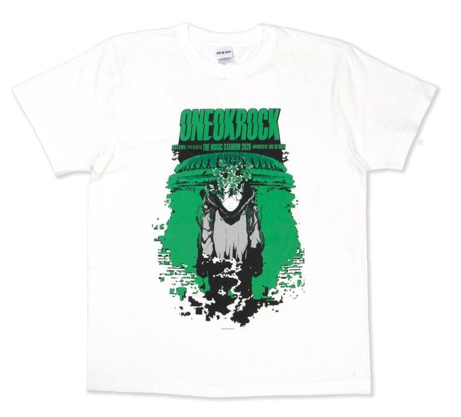 ワンオクロック ワンオク THE MUSIC STADIUM 2026 グッズ 国立競技場 TシャツWHITE A ☆ L