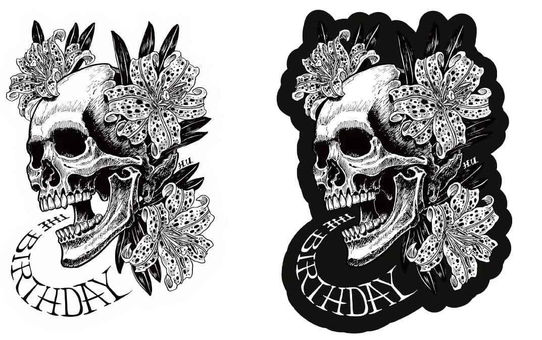 The Birthday（ザ・バースディ）Skull ’n’ Lilies Sticker set ステッカー セット ステッカー