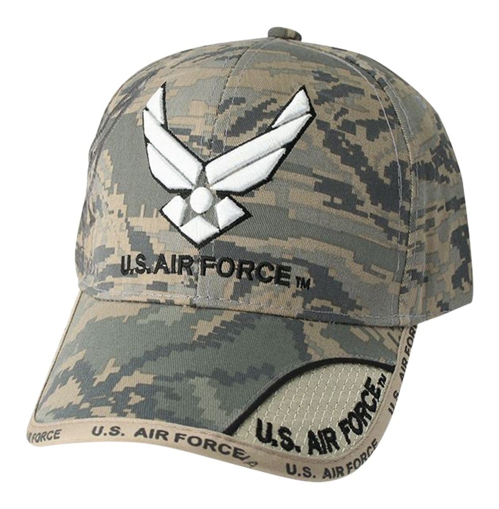 Mitchell Proffittメンズ アメリカ空軍キャップ 迷彩USAF グレー ワンサイズ, グレー, One Size