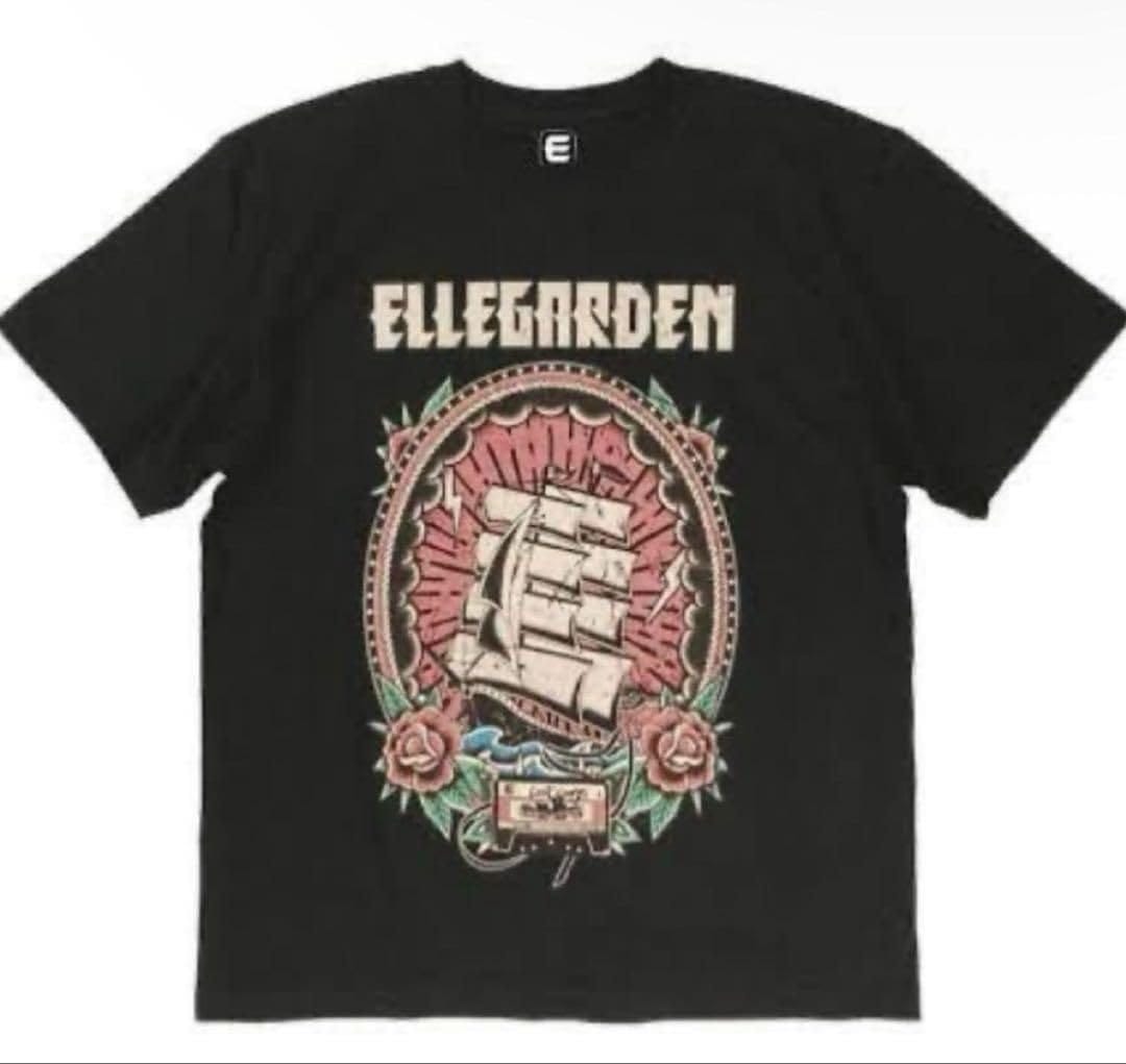 ELLEGARDEN エルレガーデン エルレ Lost Songs Tour 2022グッズ Tシャツ 黒 ●画像
