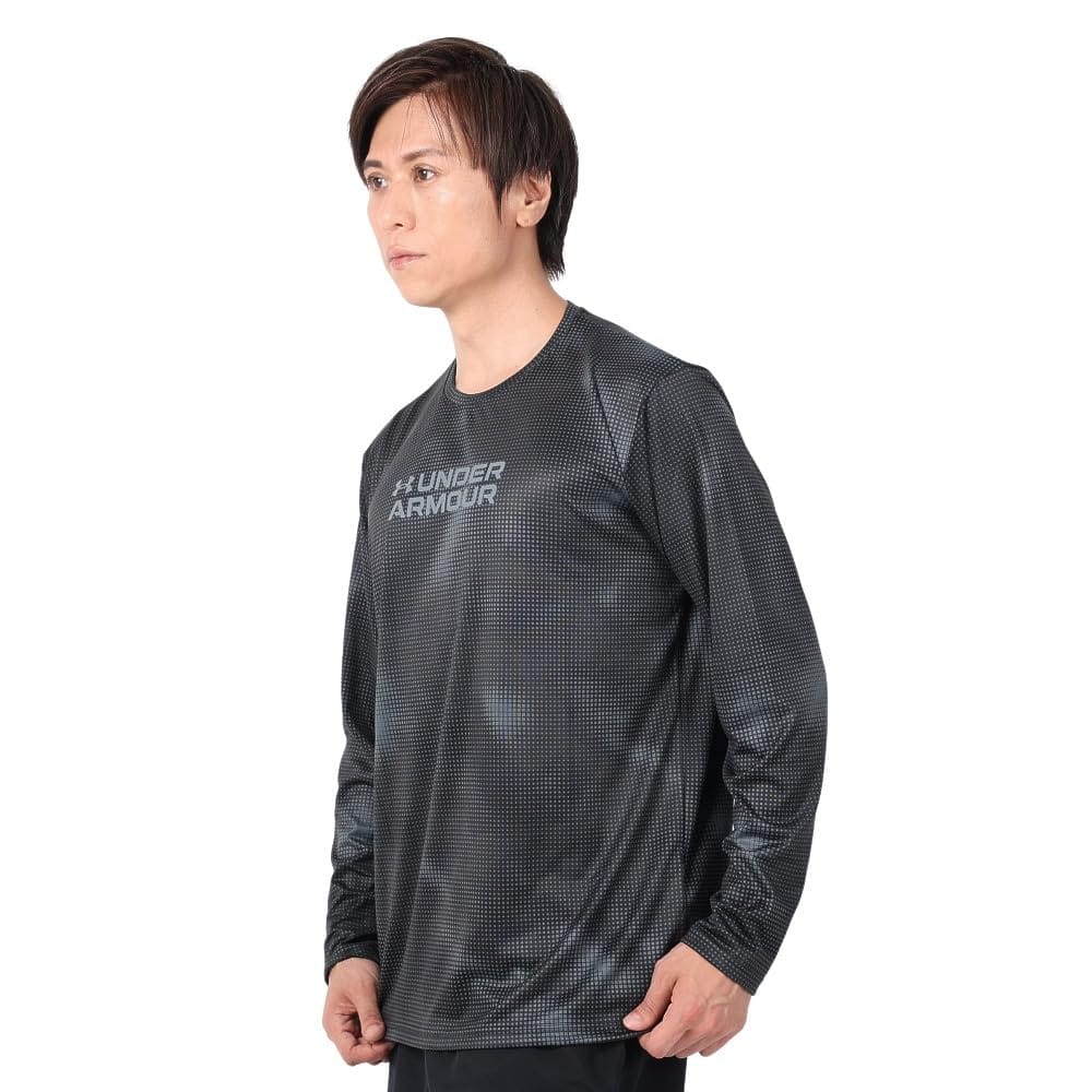 [アンダーアーマー] Tシャツ UAテック プリント ロングスリーブシャツ メンズ