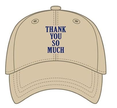サザンオールスターズ サザン 2025年 よむ “THANK YOU SO MUCH” 展 グッズ 帽子 キャップ（ベージュ）