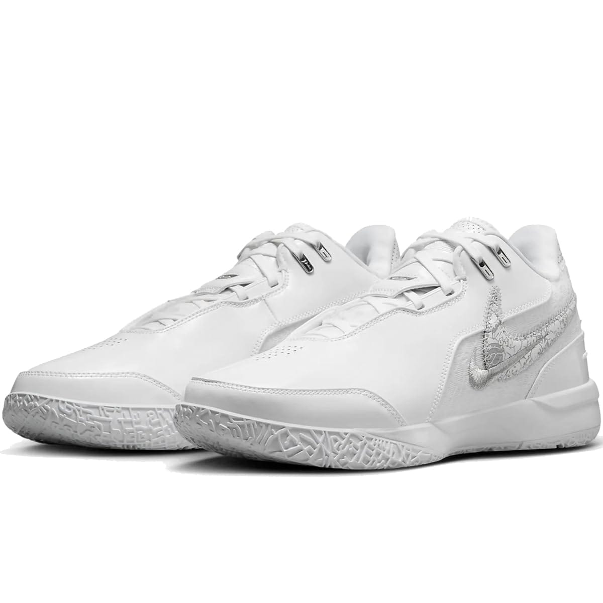 [ナイキ] レブロン NXXT ゼン AMPD EP LEBRON NXXT Gen AMPD EP 白いこと/メタリックシルバー/ライトスモークグレー FJ1567-102 日本国内定まり品