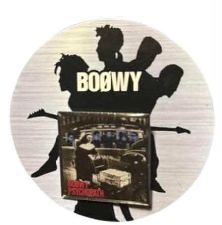 BO・・WY BOOWY ボウイ ボーイ ガチャ ピンバッジ ピンズ ピンズカプセル THE ARTIST COLLECTION 1987 PSYCHOPATH サイコパス
