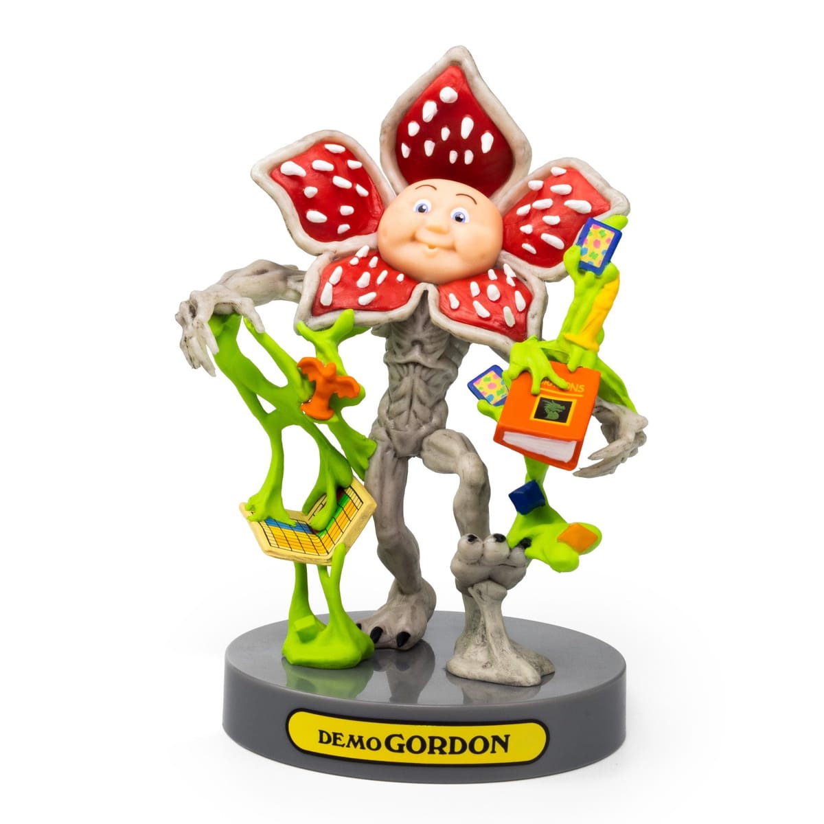 The Loyal Subjects Stranger Things x Garbage Pail Kids GITD 示威運動ゴードン 4in図形 トレーディング歌留多付き添い人