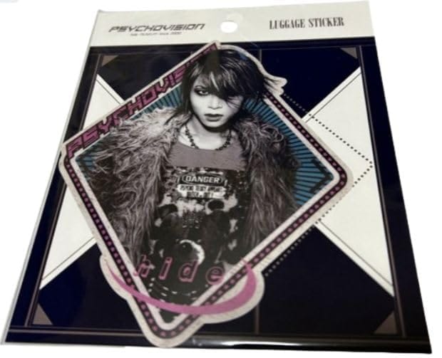hide X JAPAN Memorial PSYCHOVISION hide MUSEUM Since 2000 ラゲッジステッカー ラゲッジ ステッカー F.グリーンファー