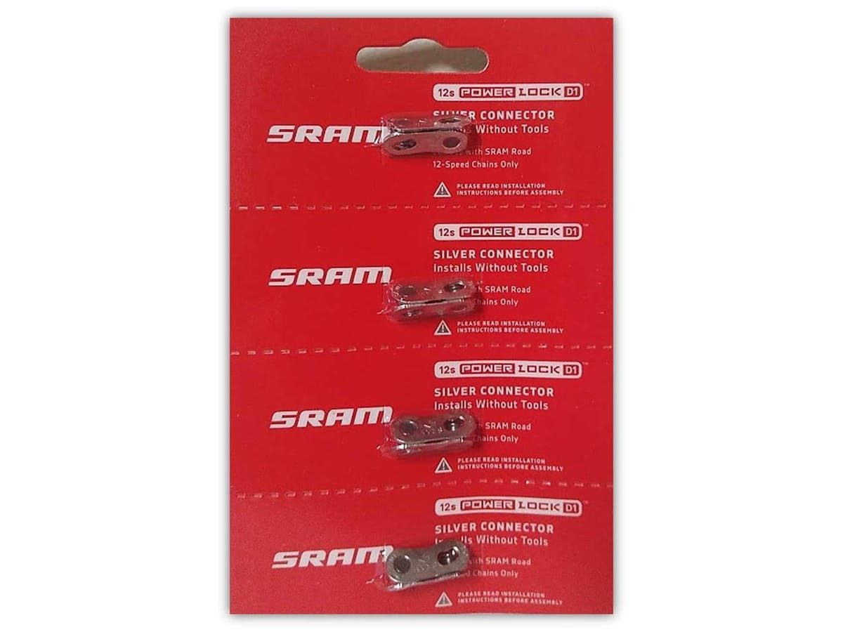 SRAM AXS PowerLockリンク 12速ロードチェーン用 シルバー カード/4