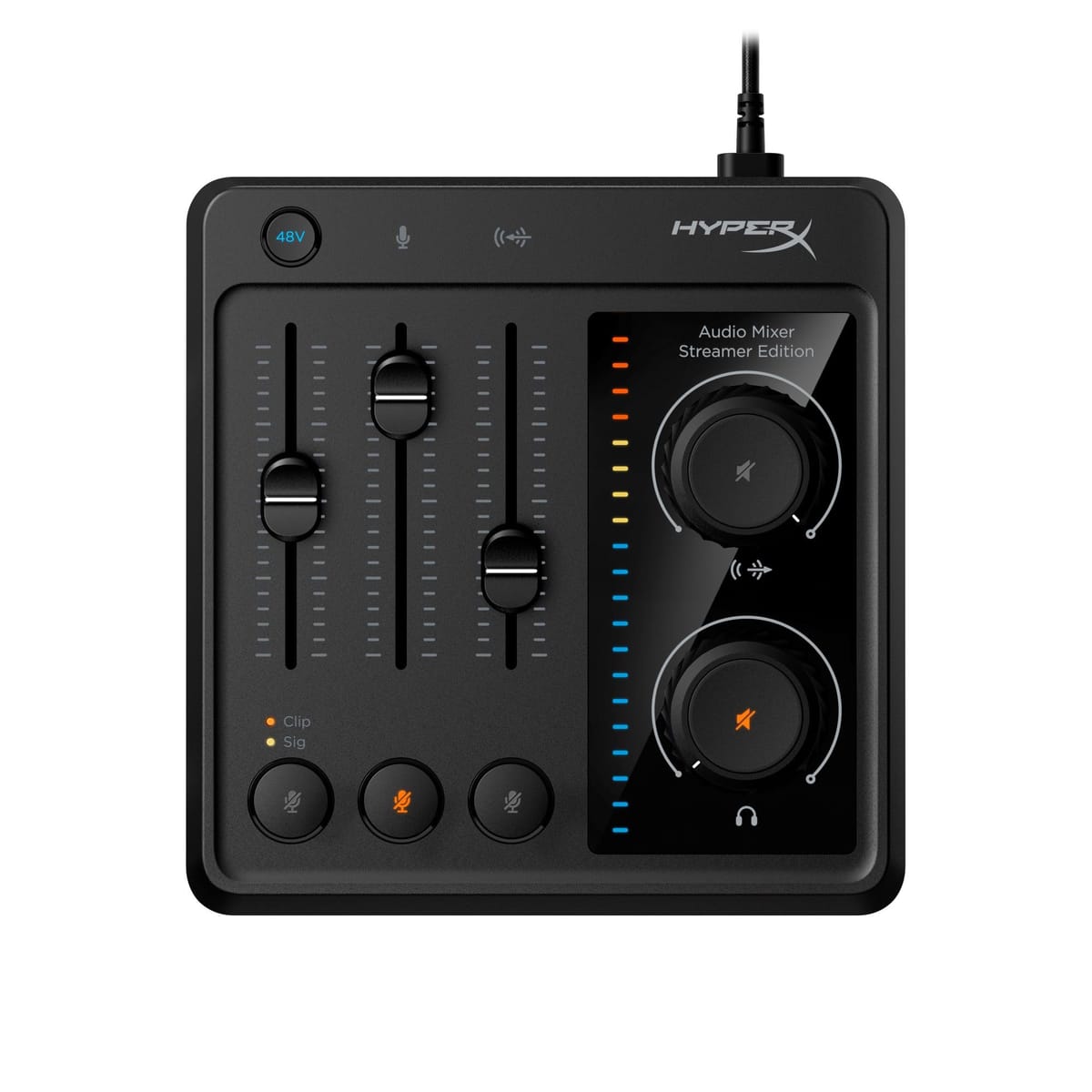 HyperX Audio Mixer オーディオインターフェイス 音声入力3チャンネル USB接続 配信 ストリーマー 73C12AA