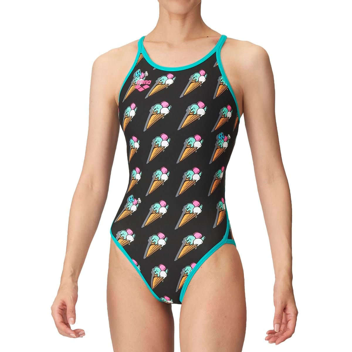 [闘技場] 競泳海水着 形づくる用 レディース 【TOUGHSUIT】 水泳ぎ 水泳ぎ 訓練を受ける用 形づくる向け 耐久性 AS4FWM14W