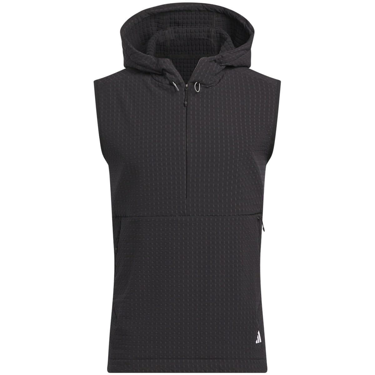 adidas(アディダス) ゴルフベストWIND.RDY 保温 撥水 ハーフジップ フーディーベストメンズ