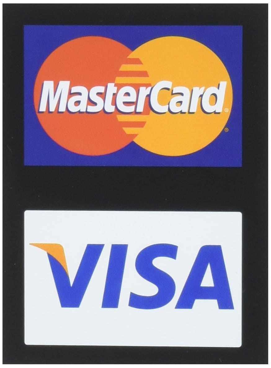 【楽天市場】visa/mc Mastercard/Visa Credit Card Decals (4 pack)：美的生活ヘルシーライフ本店