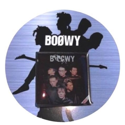 BO・・WY BOOWY ボウイ ボーイ ガチャ ピンバッジ ピンズ ピンズカプセル THE ARTIST COLLECTION 1982 MORAL モラル