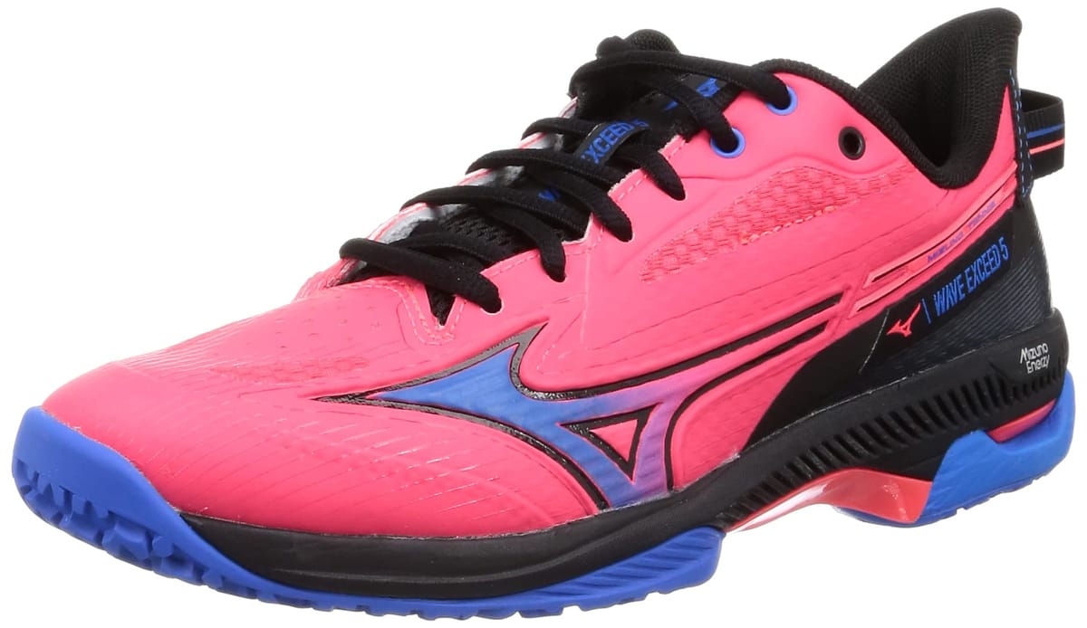 MIZUNO(ミズノ) ユニセックス大人 ウエーブエクシード 5 OC クレー・砂入り人工芝コート 部活 軽量 ソフトテニス 硬式テニス ユニセックス大人テニスシューズ