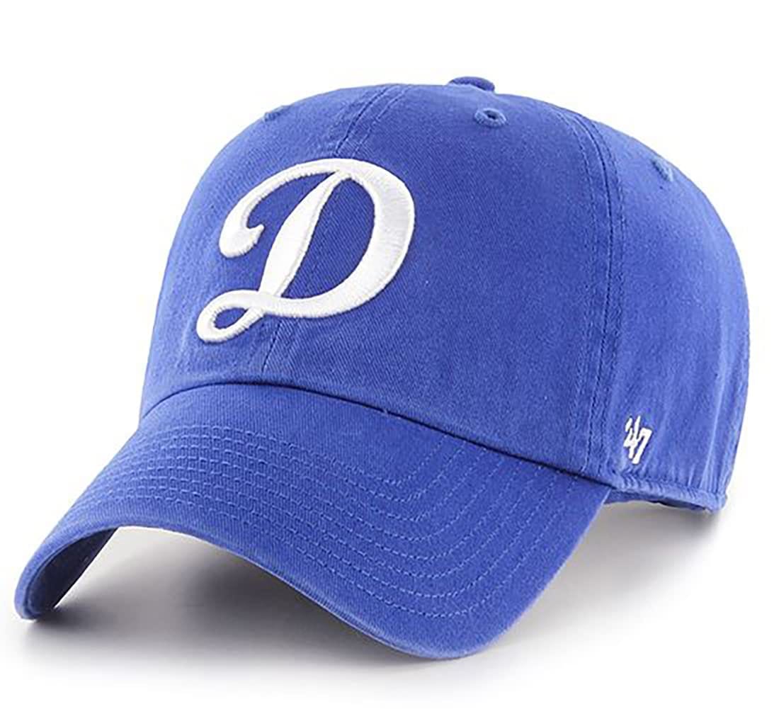 ロサンゼルス・ドジャース ロイヤルブルー クリーンアップ 調節可能な帽子 大人用 フリーサイズ, ブルー, One Size
