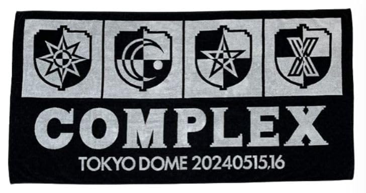 COMPLEX（コンプレックス）2024 日本一心 グッズ 吉川晃司 布袋寅泰 タオル ブランケット ビッグサイズ タオルブランケット