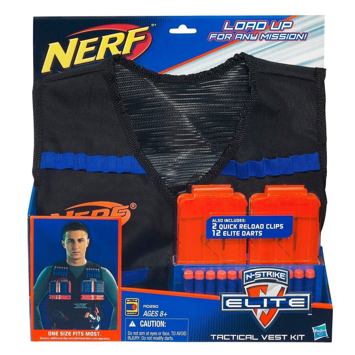 ナーフ N-ストライクエリート☆タクティカルベスト 日本未発売 リロードクリップ2セット付き！【並行輸入】